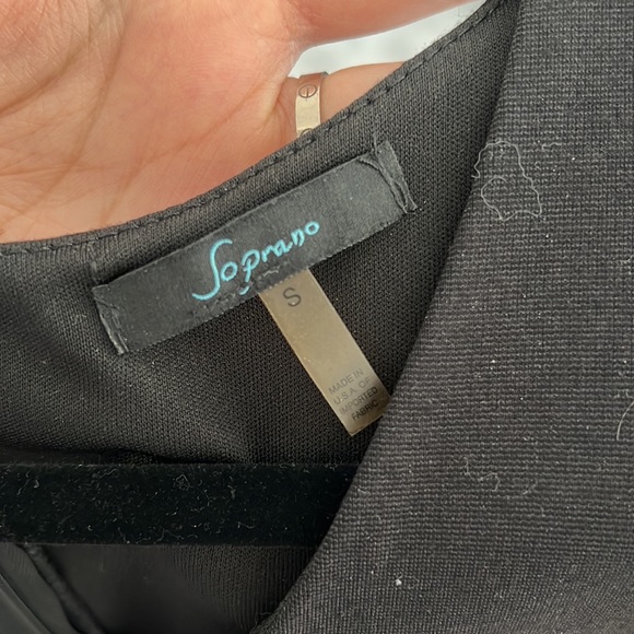 Soprano Black Asymmetrical Body-Con Dress - Picture 4 of 4